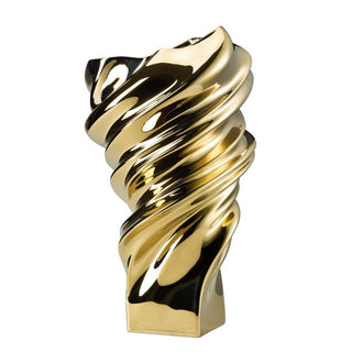 Rosenthal Squall decorative vase h 32 cm - gold titanium - Buy now on ShopDecor - Discover the best products by ROSENTHAL design