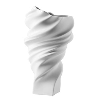 Rosenthal Squall decorative vase h 32 cm - white mat - Buy now on ShopDecor - Discover the best products by ROSENTHAL design