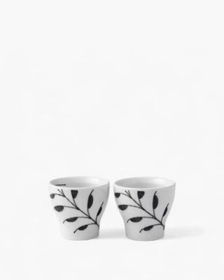 Royal Copenhagen Fluted Mega set 2 egg cups Black - Buy now on ShopDecor - Discover the best products by ROYAL COPENHAGEN design