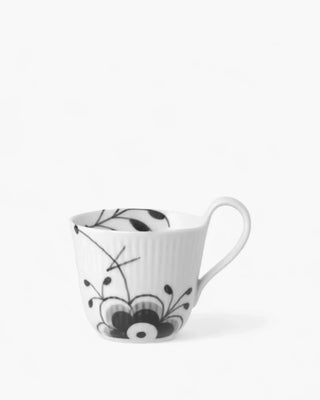 Royal Copenhagen Fluted Mega high handle cups Black 25 cl - 8.46 oz - Buy now on ShopDecor - Discover the best products by ROYAL COPENHAGEN design