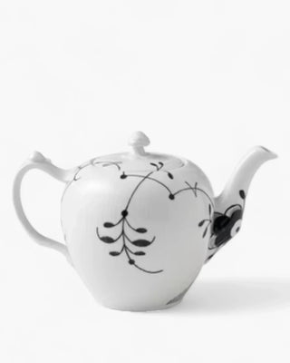 Royal Copenhagen Fluted Mega teapot Black 100 cl - 33.82 oz - Buy now on ShopDecor - Discover the best products by ROYAL COPENHAGEN design