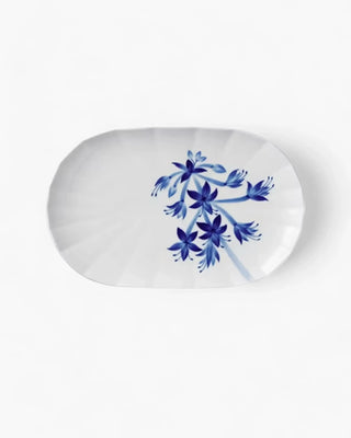 Royal Copenhagen Blomst oval serving dish Hosta 24 cm - 9.45 in - Buy now on ShopDecor - Discover the best products by ROYAL COPENHAGEN design