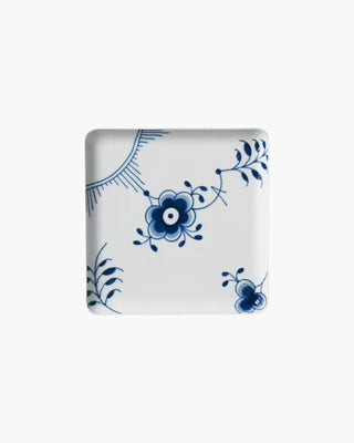 Royal Copenhagen Fluted Mega square plate Blue 20 cm - 7.88 in - Buy now on ShopDecor - Discover the best products by ROYAL COPENHAGEN design