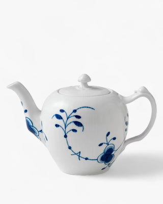 Royal Copenhagen Fluted Mega teapot Blue 100 cl - 33.82 oz - Buy now on ShopDecor - Discover the best products by ROYAL COPENHAGEN design