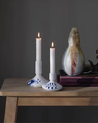 Royal Copenhagen Blue Fluted Mega candlestick - Buy now on ShopDecor - Discover the best products by ROYAL COPENHAGEN design