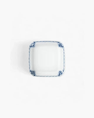 Royal Copenhagen Princess square plate 10 cm - 4.14 in - Buy now on ShopDecor - Discover the best products by ROYAL COPENHAGEN design