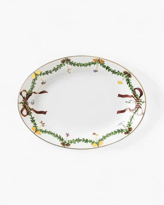 Royal Copenhagen Star Fluted Christmas dish 34 cm - 13.39 in - Buy now on ShopDecor - Discover the best products by ROYAL COPENHAGEN design