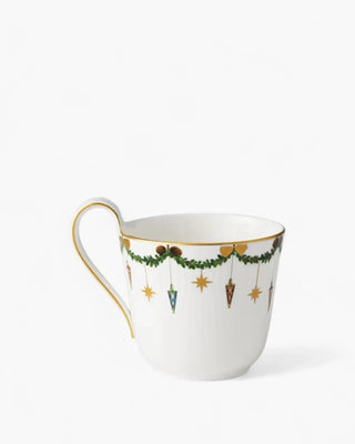 Royal Copenhagen Star Fluted Christmas high handle cup 33 cl - 11.16 oz - Buy now on ShopDecor - Discover the best products by ROYAL COPENHAGEN design