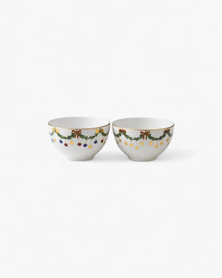 Royal Copenhagen Star Fluted Christmas set 2 bowls 30 cl - 10.15 in - Buy now on ShopDecor - Discover the best products by ROYAL COPENHAGEN design