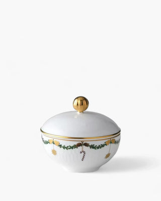 Royal Copenhagen Star Fluted Christmas sugar bowl 15 cl - 5.08 oz - Buy now on ShopDecor - Discover the best products by ROYAL COPENHAGEN design