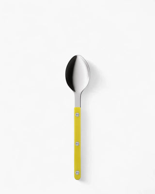 Sabre Paris Bistrot Shiny stainless steel dessert spoon with nylon handle Sabre Paris Yellow - Buy now on ShopDecor - Discover the best products by SABRE PARIS design