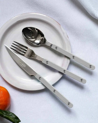 Sabre Paris Bistrot Shiny stainless steel dessert spoon with nylon handle - Buy now on ShopDecor - Discover the best products by SABRE PARIS design