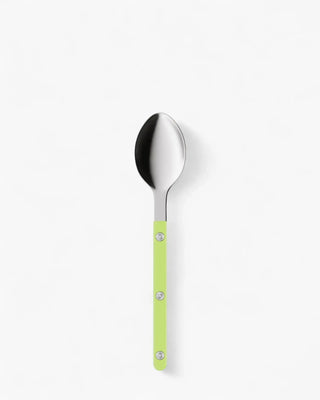 Sabre Paris Bistrot Shiny stainless steel dessert spoon with nylon handle Sabre Paris Lime - Buy now on ShopDecor - Discover the best products by SABRE PARIS design