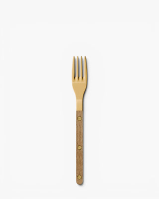 Sabre Paris Bistrot Teak stainless steel dessert fork with wood handle