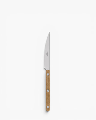 Sabre Paris Bistrot Teak stainless steel dessert knife with wood handle