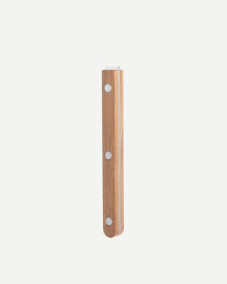 Sabre Paris Bistrot Teak stainless steel dessert spoon with wood handle