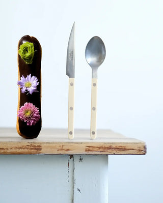 Sabre Paris Bistrot Vintage stainless steel dessert spoon with nylon handle - Buy now on ShopDecor - Discover the best products by SABRE PARIS design