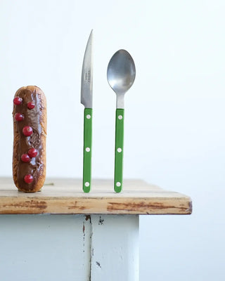Sabre Paris Bistrot Vintage stainless steel dessert spoon with nylon handle - Buy now on ShopDecor - Discover the best products by SABRE PARIS design