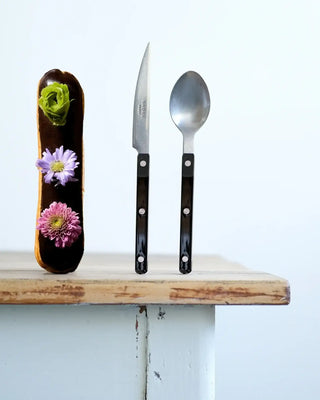 Sabre Paris Bistrot Vintage stainless steel dessert spoon with nylon handle - Buy now on ShopDecor - Discover the best products by SABRE PARIS design