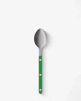 Sabre Paris Bistrot Vintage stainless steel dessert spoon with nylon handle Sabre Paris Garden Green - Buy now on ShopDecor - Discover the best products by SABRE PARIS design