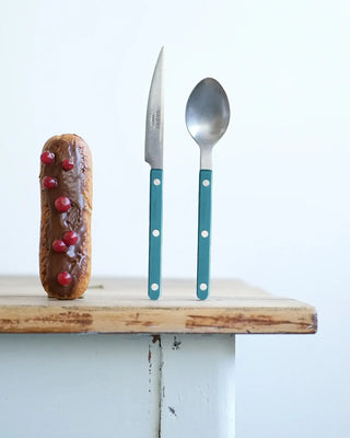Sabre Paris Bistrot Vintage stainless steel dessert spoon with nylon handle - Buy now on ShopDecor - Discover the best products by SABRE PARIS design
