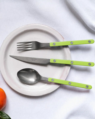 Sabre Paris Bistrot Vintage stainless steel dessert spoon with nylon handle - Buy now on ShopDecor - Discover the best products by SABRE PARIS design