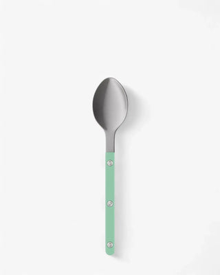 Sabre Paris Bistrot Vintage stainless steel dessert spoon with nylon handle Sabre Paris Pastel Green - Buy now on ShopDecor - Discover the best products by SABRE PARIS design