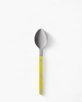 Sabre Paris Bistrot Vintage stainless steel dessert spoon with nylon handle Sabre Paris Yellow - Buy now on ShopDecor - Discover the best products by SABRE PARIS design