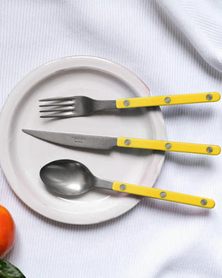Sabre Paris Bistrot Vintage stainless steel dessert spoon with nylon handle - Buy now on ShopDecor - Discover the best products by SABRE PARIS design