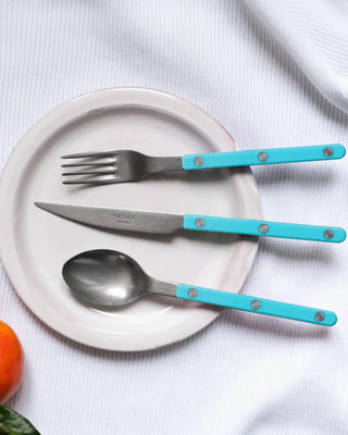 Sabre Paris Bistrot Vintage stainless steel dessert spoon with nylon handle - Buy now on ShopDecor - Discover the best products by SABRE PARIS design