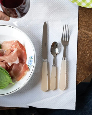 Sabre Paris Gustave stainless steel dessert spoon with acrylic handle - Buy now on ShopDecor - Discover the best products by SABRE PARIS design
