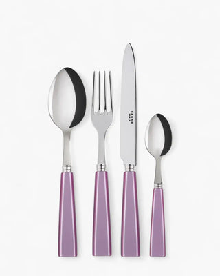 Sabre Paris Icône 24-piece stainless steel cutlery set with acrylic handles Sabre Paris Lilac - Buy now on ShopDecor - Discover the best products by SABRE PARIS design