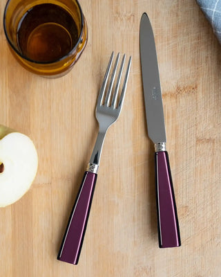 Sabre Paris Icône 5-piece stainless steel cutlery set with acrylic handles - Buy now on ShopDecor - Discover the best products by SABRE PARIS design