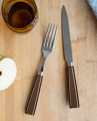 Sabre Paris Icône 5-piece stainless steel cutlery set with acrylic handles - Buy now on ShopDecor - Discover the best products by SABRE PARIS design