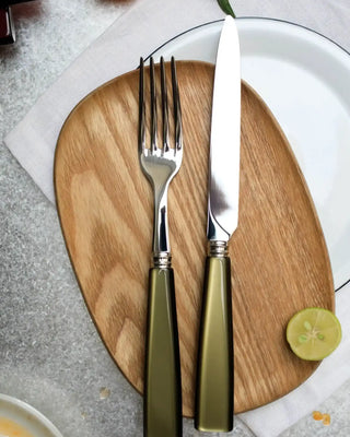 Sabre Paris Icône 5-piece stainless steel cutlery set with acrylic handles - Buy now on ShopDecor - Discover the best products by SABRE PARIS design