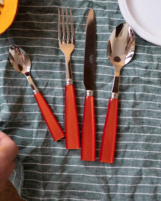 Sabre Paris Icône 5-piece stainless steel cutlery set with acrylic handles - Buy now on ShopDecor - Discover the best products by SABRE PARIS design