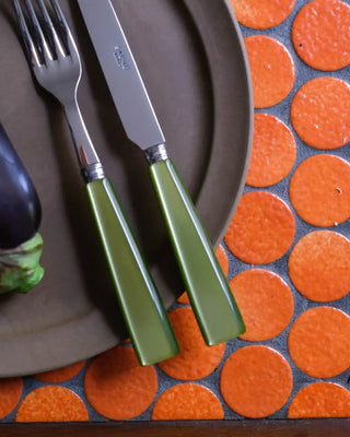 Sabre Paris Icône 5-piece stainless steel cutlery set with acrylic handles - Buy now on ShopDecor - Discover the best products by SABRE PARIS design