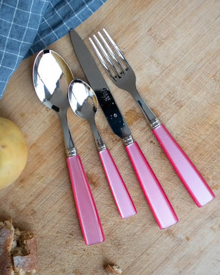 Sabre Paris Icône 5-piece stainless steel cutlery set with acrylic handles - Buy now on ShopDecor - Discover the best products by SABRE PARIS design