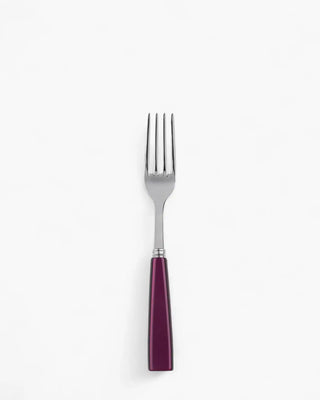Sabre Paris Icône stainless steel dessert fork with acrylic handle Sabre Paris Aubergine - Buy now on ShopDecor - Discover the best products by SABRE PARIS design