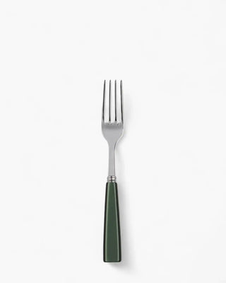 Sabre Paris Icône stainless steel dessert fork with acrylic handle Sabre Paris Dark Green - Buy now on ShopDecor - Discover the best products by SABRE PARIS design