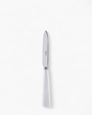 Sabre Paris Icône stainless steel dessert knife with acrylic handle Sabre Paris White - Buy now on ShopDecor - Discover the best products by SABRE PARIS design