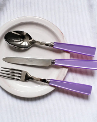 Sabre Paris Icône stainless steel dessert knife with acrylic handle - Buy now on ShopDecor - Discover the best products by SABRE PARIS design