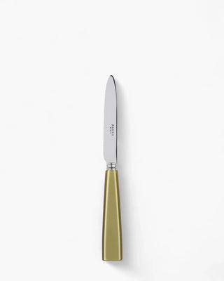 Sabre Paris Icône stainless steel dessert knife with acrylic handle Sabre Paris Moss - Buy now on ShopDecor - Discover the best products by SABRE PARIS design