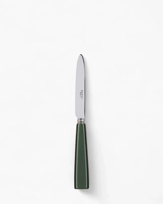 Sabre Paris Icône stainless steel dessert knife with acrylic handle Sabre Paris Dark Green - Buy now on ShopDecor - Discover the best products by SABRE PARIS design