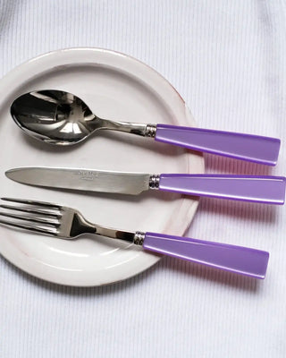 Sabre Paris Icône stainless steel dessert spoon with acrylic handle - Buy now on ShopDecor - Discover the best products by SABRE PARIS design