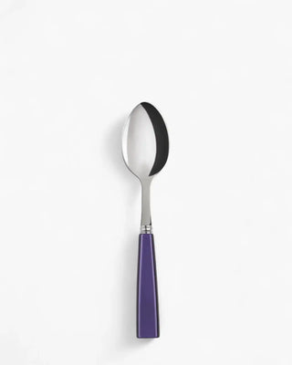Sabre Paris Icône stainless steel dessert spoon with acrylic handle Sabre Paris Purple - Buy now on ShopDecor - Discover the best products by SABRE PARIS design