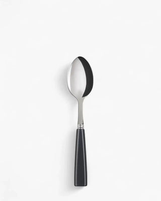 Sabre Paris Icône stainless steel dessert spoon with acrylic handle Sabre Paris Dark Grey - Buy now on ShopDecor - Discover the best products by SABRE PARIS design