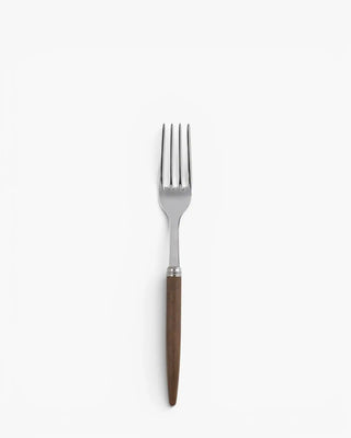 Sabre Paris Jonc stainless steel dessert fork with wood handle Sabre Paris Dark Wood - Buy now on ShopDecor - Discover the best products by SABRE PARIS design