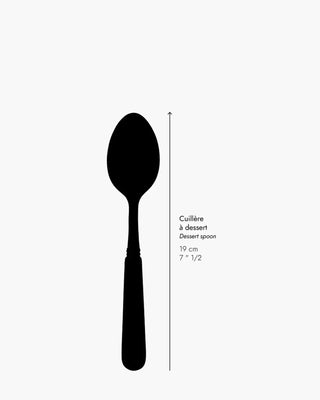 Sabre Paris Jonc stainless steel dessert spoon with wood handle - Buy now on ShopDecor - Discover the best products by SABRE PARIS design
