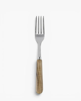 Sabre Paris Lavandou stainless steel dessert fork with olive tree wood handle Sabre Paris Olive tree wood - Buy now on ShopDecor - Discover the best products by SABRE PARIS design